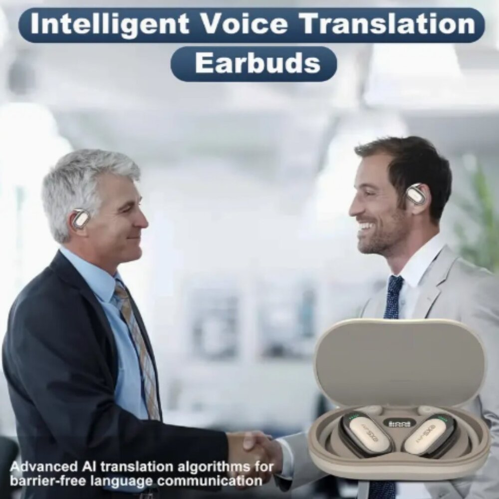 Wireless 144-Language Translator Earbuds NEW - Picture 7 of 8